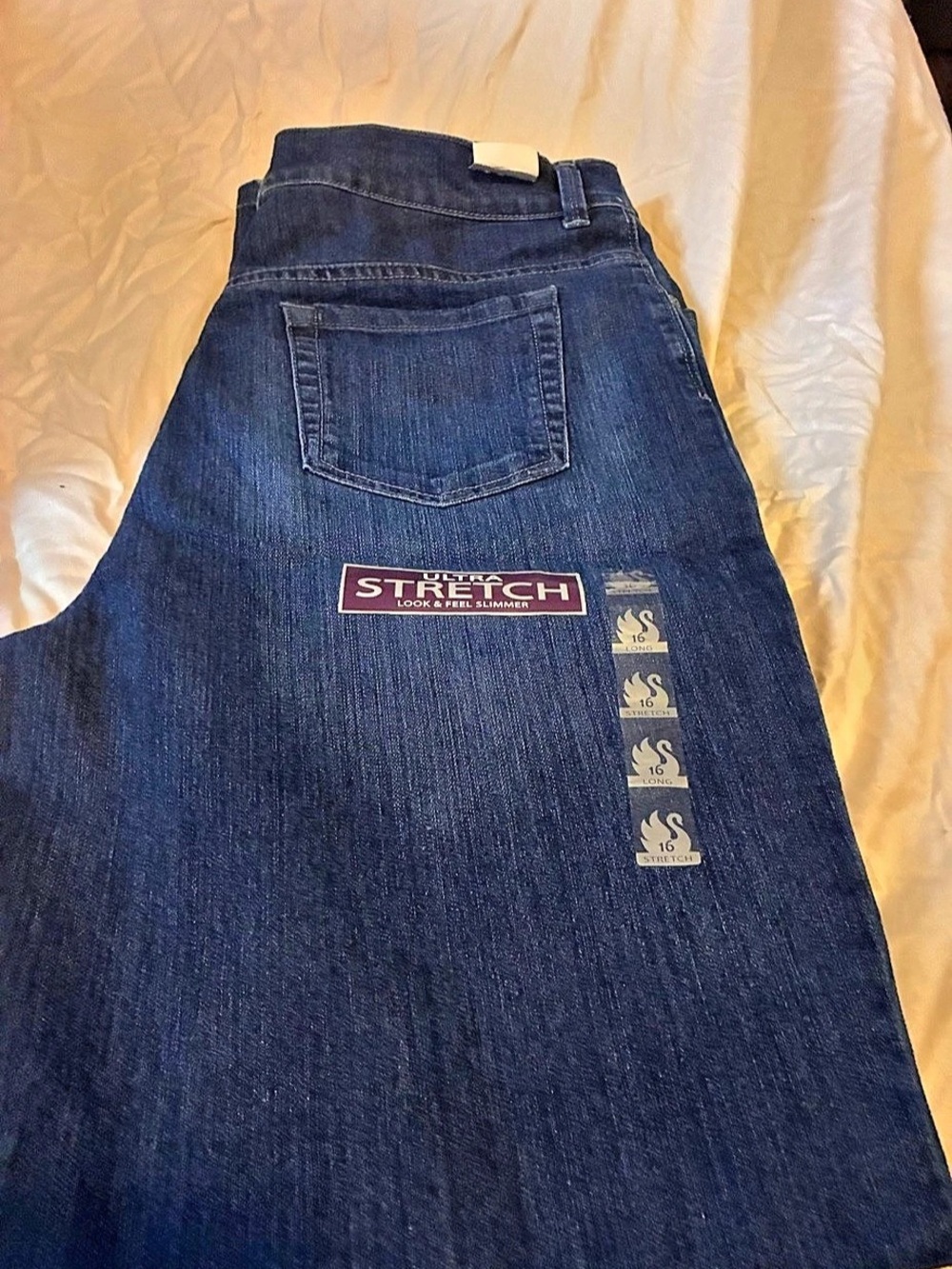 Gloria Vanderbilt Denim A-Line Skirt Blue Size 16